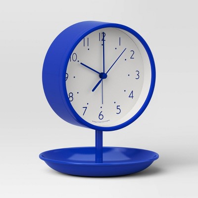  Trinket Tray Alarm Clock Blue - Room Essentials™