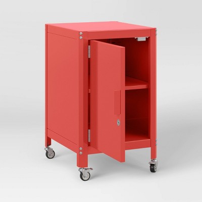  Metal Rolling Locker Dorm Storage Cabinet With Lock- Room Essentials™