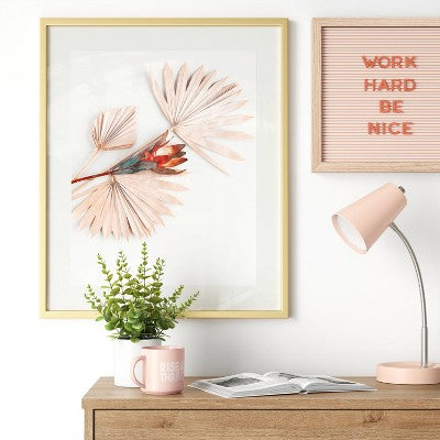 20.78" X 24.78" Matted To 16" X 20" Thin Poster Frame Brass - Room Essentials™