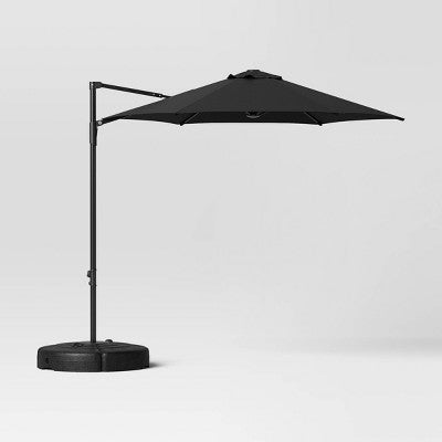  7.5' Round Solid Offset Outdoor Patio Cantilever Umbrella - Room Essentials™