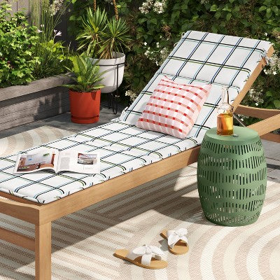  22"x78" Outdoor Chaise Cushion - Room Essentials™