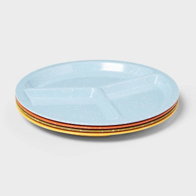  4pk Divided Plates - Room Essentials™