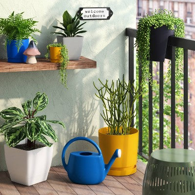  2gal Plastic Watering Can Cobalt Blue - Room Essentials™